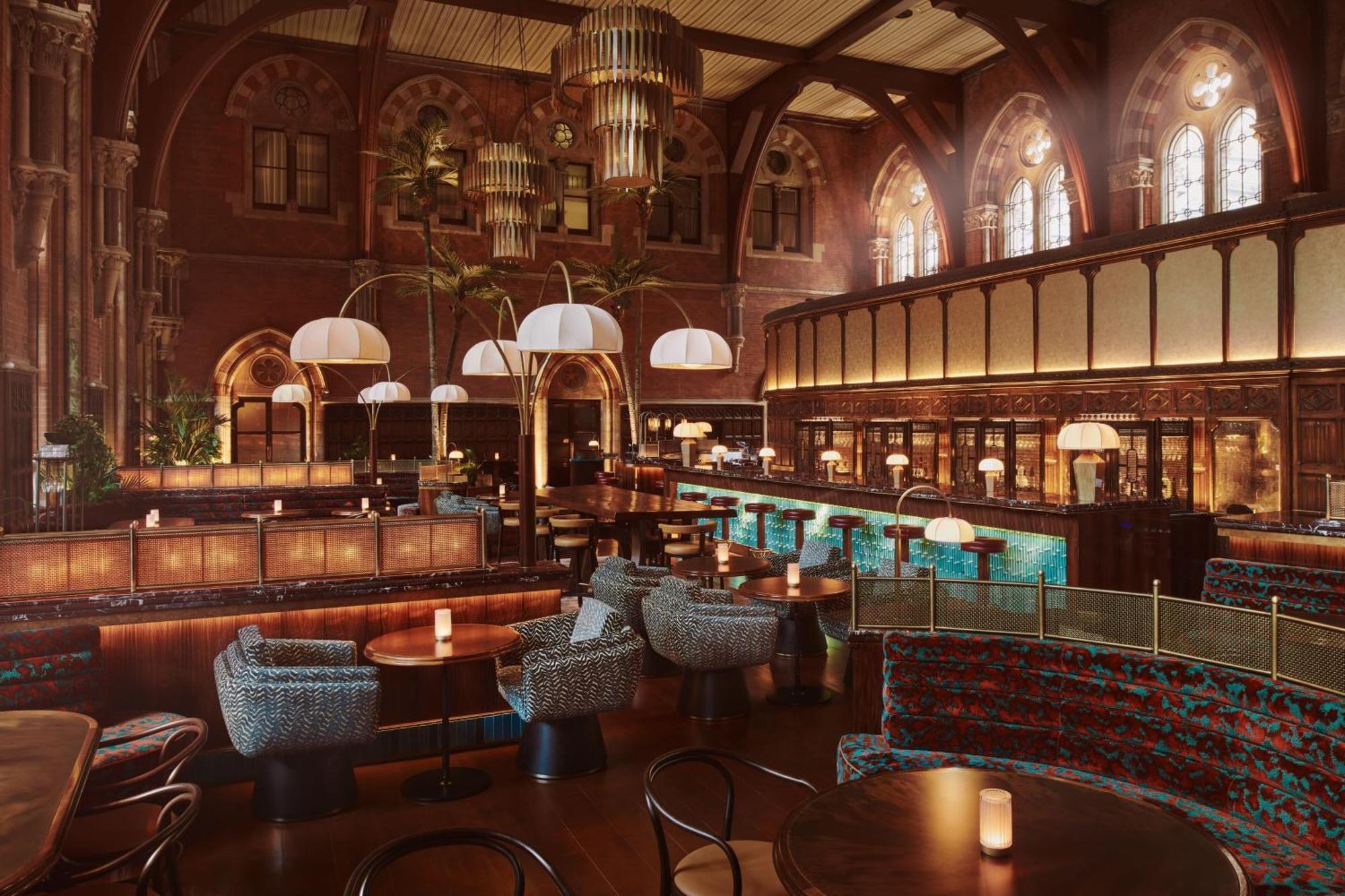 St. Pancras Renaissance Hotel Лондон Экстерьер фото The interior of the restaurant