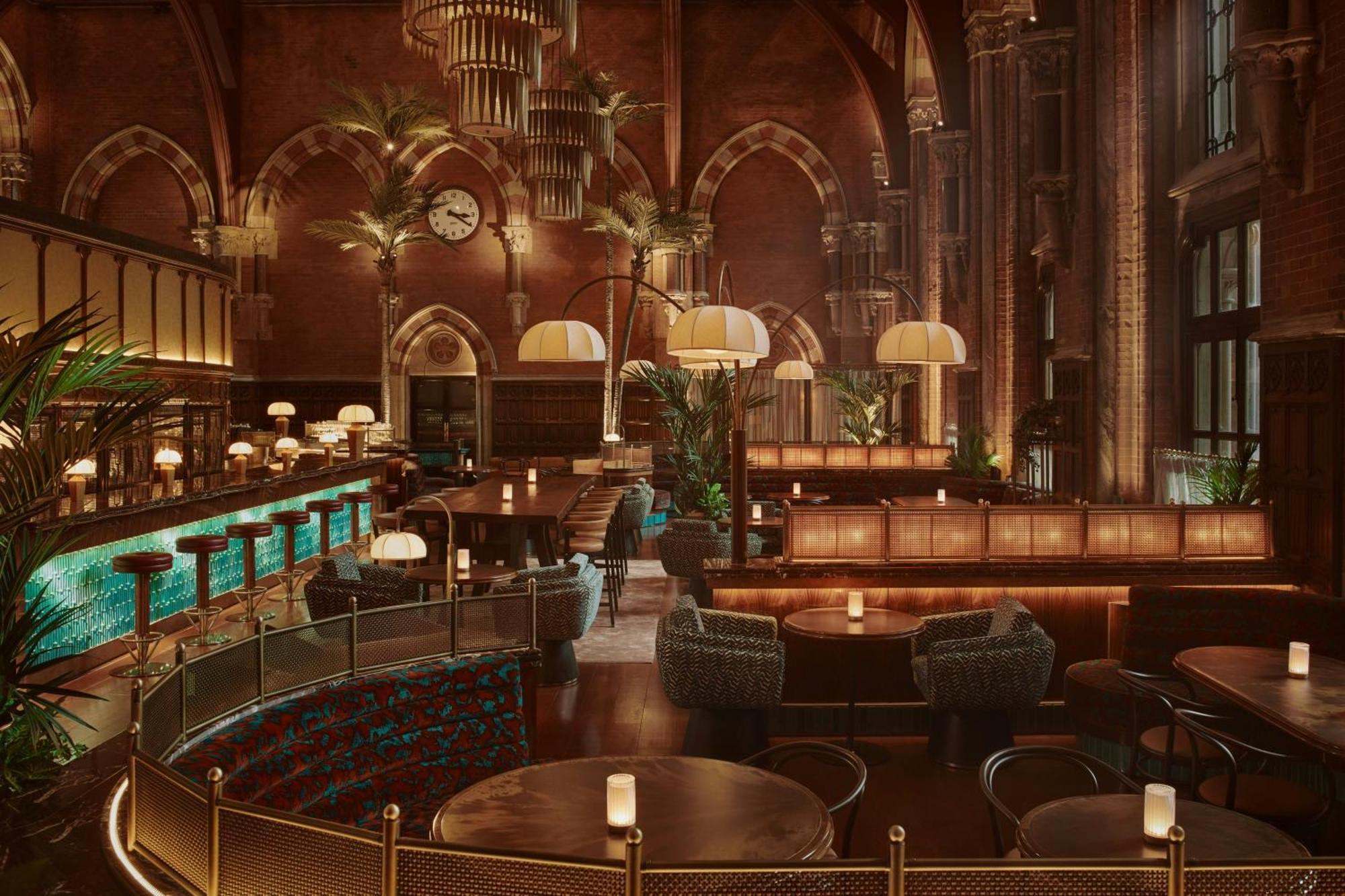 St. Pancras Renaissance Hotel Лондон Экстерьер фото The interior of the restaurant